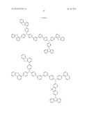 AROMATIC AMINE DERIVATIVE, ORGANIC DEVICE MATERIAL AND     HOLE-INJECTION/TRANSPORT MATERIAL AND ORGANIC ELECTROLUMINESCENT ELEMENT     MATERIAL EACH COMPRISING THE DERIVATIVE, AND ORGANIC ELECTROLUMINESCENT     ELEMENT diagram and image