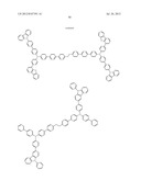 AROMATIC AMINE DERIVATIVE, ORGANIC DEVICE MATERIAL AND     HOLE-INJECTION/TRANSPORT MATERIAL AND ORGANIC ELECTROLUMINESCENT ELEMENT     MATERIAL EACH COMPRISING THE DERIVATIVE, AND ORGANIC ELECTROLUMINESCENT     ELEMENT diagram and image