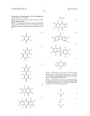 AROMATIC AMINE DERIVATIVE, ORGANIC DEVICE MATERIAL AND     HOLE-INJECTION/TRANSPORT MATERIAL AND ORGANIC ELECTROLUMINESCENT ELEMENT     MATERIAL EACH COMPRISING THE DERIVATIVE, AND ORGANIC ELECTROLUMINESCENT     ELEMENT diagram and image