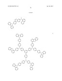 AROMATIC AMINE DERIVATIVE, ORGANIC DEVICE MATERIAL AND     HOLE-INJECTION/TRANSPORT MATERIAL AND ORGANIC ELECTROLUMINESCENT ELEMENT     MATERIAL EACH COMPRISING THE DERIVATIVE, AND ORGANIC ELECTROLUMINESCENT     ELEMENT diagram and image