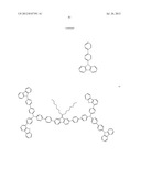 AROMATIC AMINE DERIVATIVE, ORGANIC DEVICE MATERIAL AND     HOLE-INJECTION/TRANSPORT MATERIAL AND ORGANIC ELECTROLUMINESCENT ELEMENT     MATERIAL EACH COMPRISING THE DERIVATIVE, AND ORGANIC ELECTROLUMINESCENT     ELEMENT diagram and image