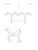 AROMATIC AMINE DERIVATIVE, ORGANIC DEVICE MATERIAL AND     HOLE-INJECTION/TRANSPORT MATERIAL AND ORGANIC ELECTROLUMINESCENT ELEMENT     MATERIAL EACH COMPRISING THE DERIVATIVE, AND ORGANIC ELECTROLUMINESCENT     ELEMENT diagram and image