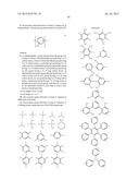 AROMATIC AMINE DERIVATIVE, ORGANIC DEVICE MATERIAL AND     HOLE-INJECTION/TRANSPORT MATERIAL AND ORGANIC ELECTROLUMINESCENT ELEMENT     MATERIAL EACH COMPRISING THE DERIVATIVE, AND ORGANIC ELECTROLUMINESCENT     ELEMENT diagram and image