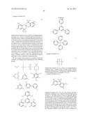 AROMATIC AMINE DERIVATIVE, ORGANIC DEVICE MATERIAL AND     HOLE-INJECTION/TRANSPORT MATERIAL AND ORGANIC ELECTROLUMINESCENT ELEMENT     MATERIAL EACH COMPRISING THE DERIVATIVE, AND ORGANIC ELECTROLUMINESCENT     ELEMENT diagram and image