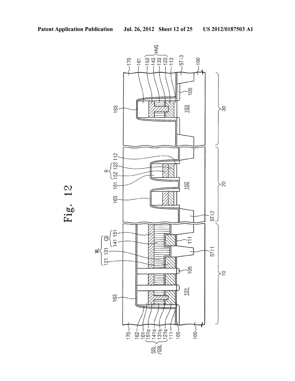 SEMICONDUCTOR MEMORY DEVICE AND METHOD OF MANUFACTURING THE SAME - diagram, schematic, and image 13