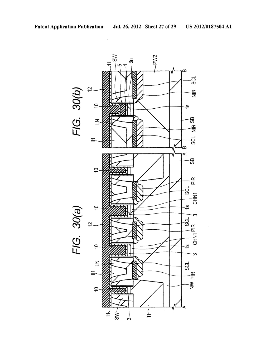 Semiconductor Device Having Shared Contact Hole and a Manufacturing Method     Thereof - diagram, schematic, and image 28