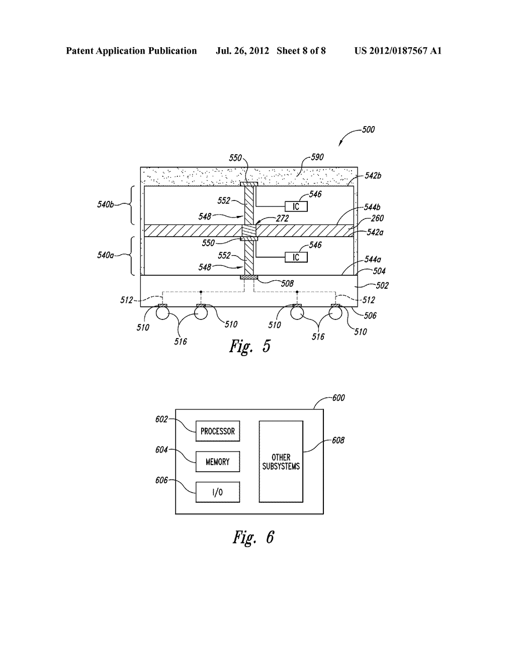 PACKAGED MICROELECTRONIC DEVICES AND METHODS FOR MANUFACTURING PACKAGED     MICROELECTRONIC DEVICES - diagram, schematic, and image 09
