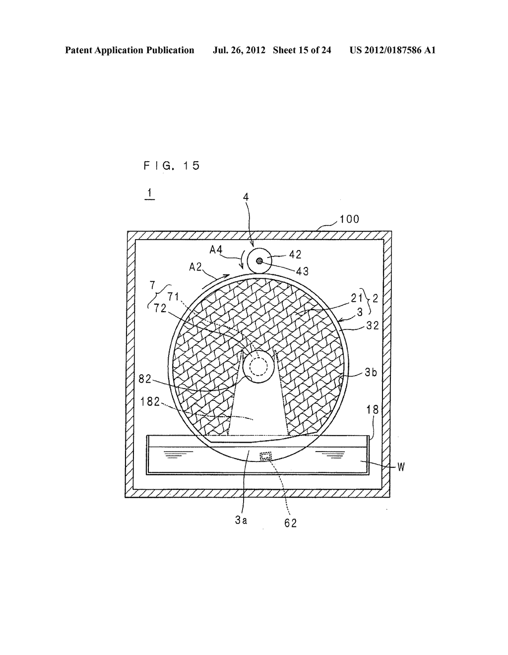 HUMIDIFIER, FILTER UNIT AND ROTATION DRIVE STRUCTURE - diagram, schematic, and image 16