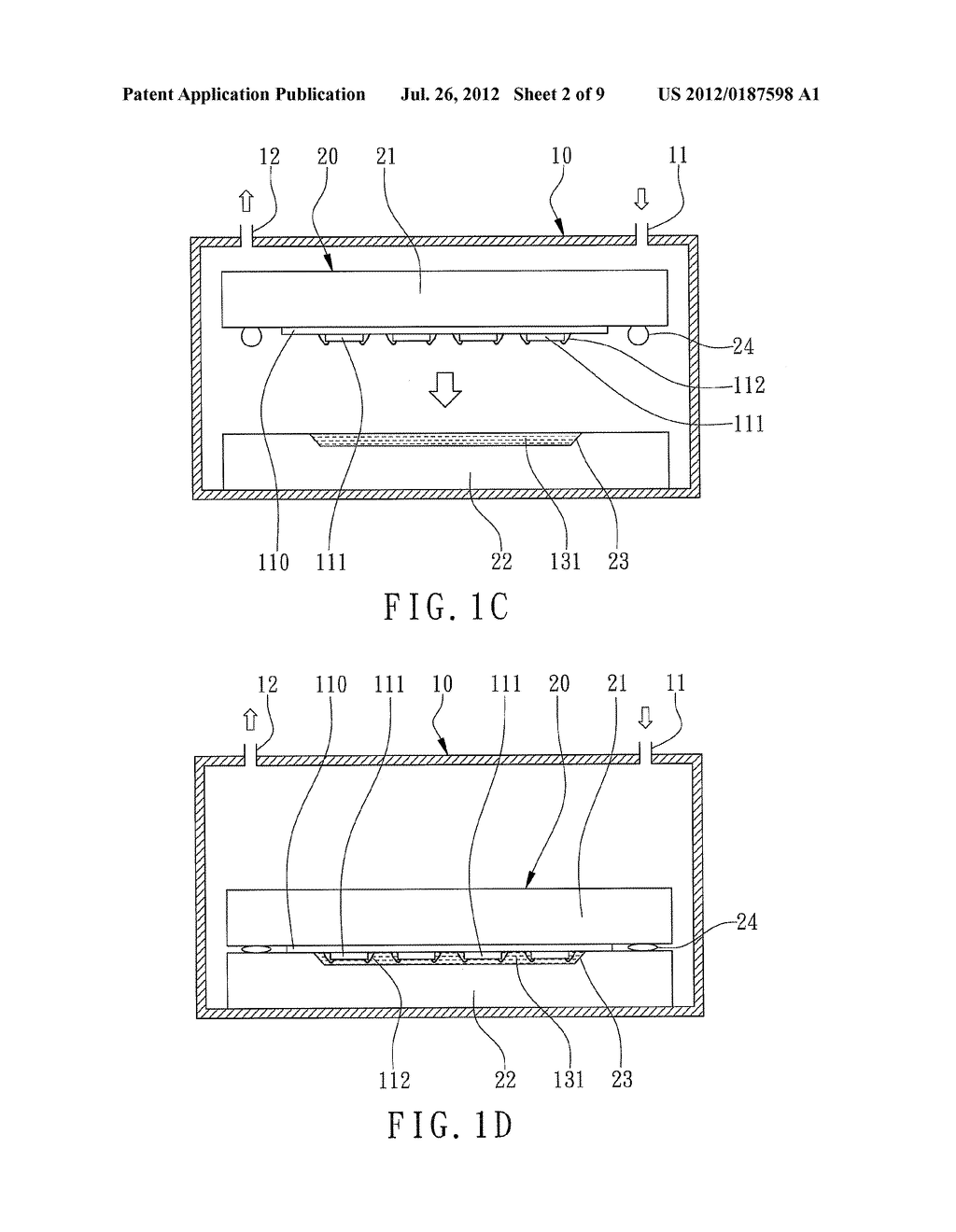 METHOD AND APPARATUS OF COMPRESSION MOLDING TO REDUCE VOIDS IN MOLDING     COMPOUNDS OF SEMICONDUCTOR PACKAGES - diagram, schematic, and image 03