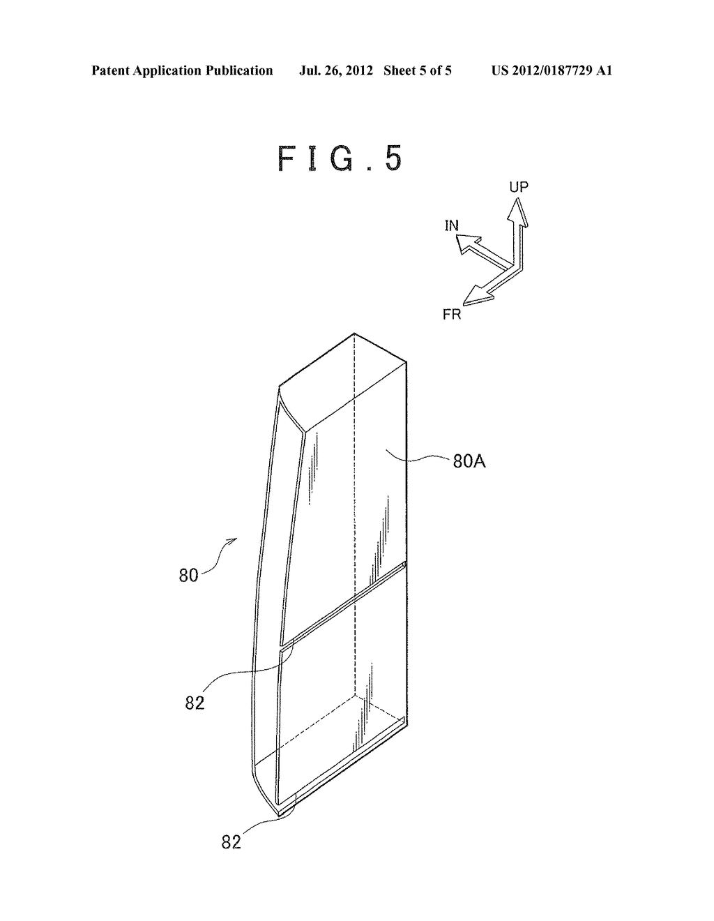 VEHICLE SIDE AIRBAG APPARATUS - diagram, schematic, and image 06