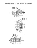 Methods for making contact device for making connection to an electronic     circuit device and methods of using the same diagram and image