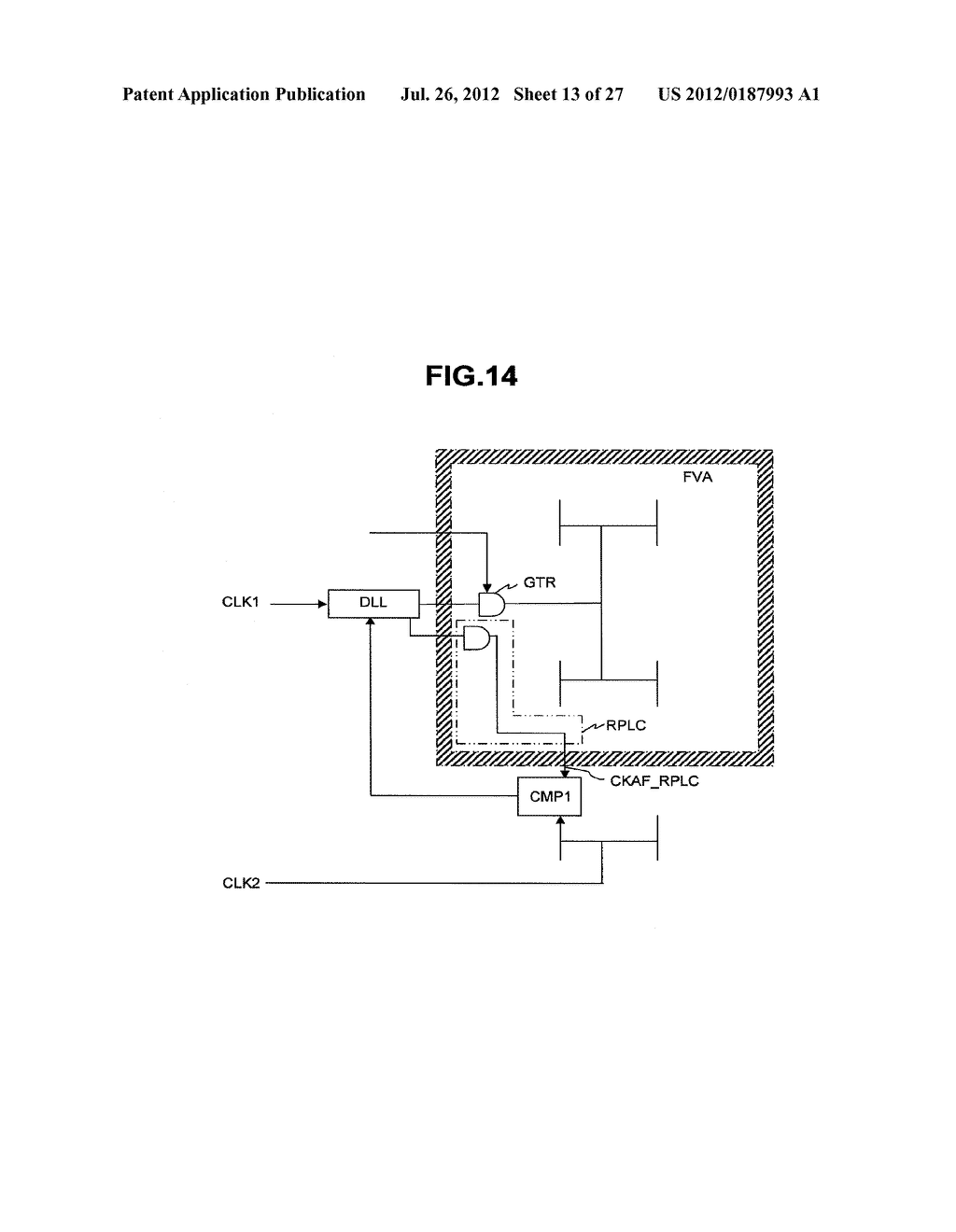 Semiconductor Integrated Circuit and Control Method for Clock Signal     Synchronization - diagram, schematic, and image 14