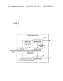 POWER AMPLIFIER, WIRELESS COMMUNICATION DEVICE, AND POWER AMPLIFICATION     METHOD diagram and image