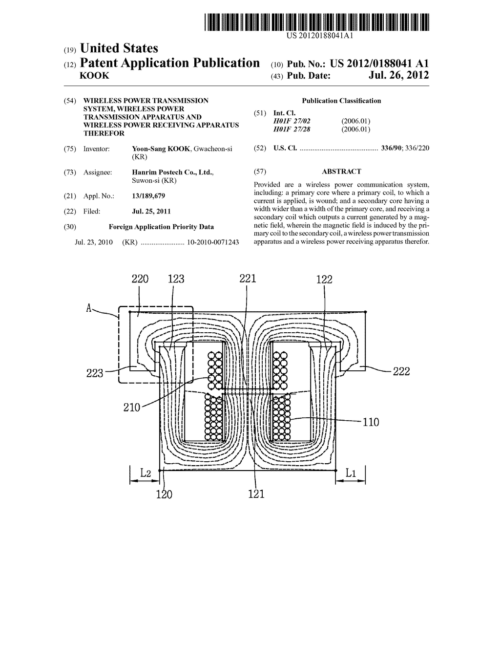 WIRELESS POWER TRANSMISSION SYSTEM, WIRELESS POWER TRANSMISSION APPARATUS     AND WIRELESS POWER RECEIVING APPARATUS THEREFOR - diagram, schematic, and image 01