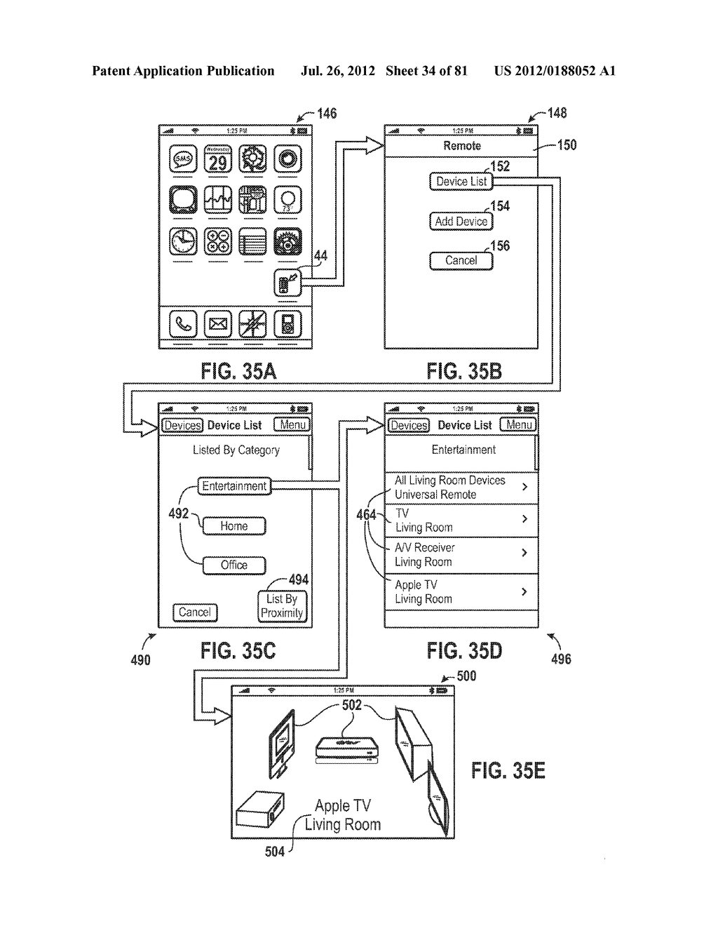 SYSTEM AND METHOD FOR SIMPLIFIED CONTROL OF ELECTRONIC DEVICES - diagram, schematic, and image 35