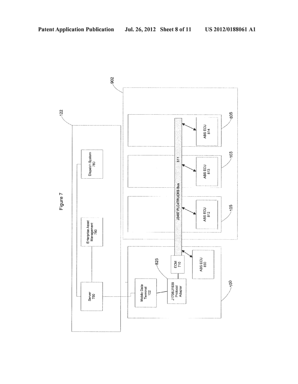 Information Transmission and Processing Systems and Methods for Freight     Carriers - diagram, schematic, and image 09