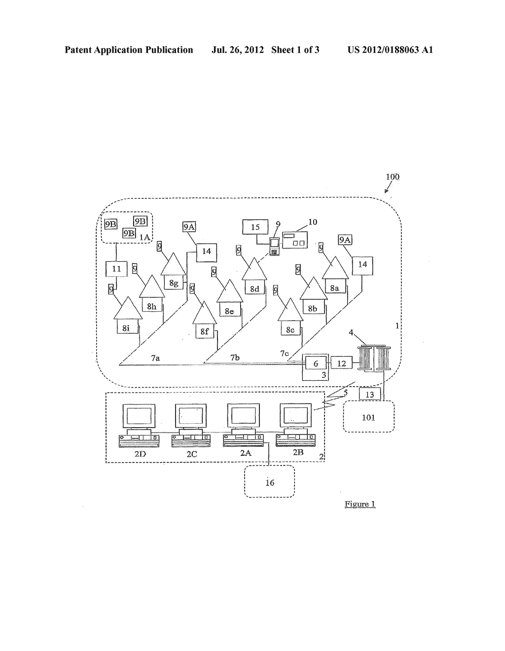 POWER LINE COMMUNICATION SYSTEM AND AN INTELLIGENT METER - diagram, schematic, and image 02