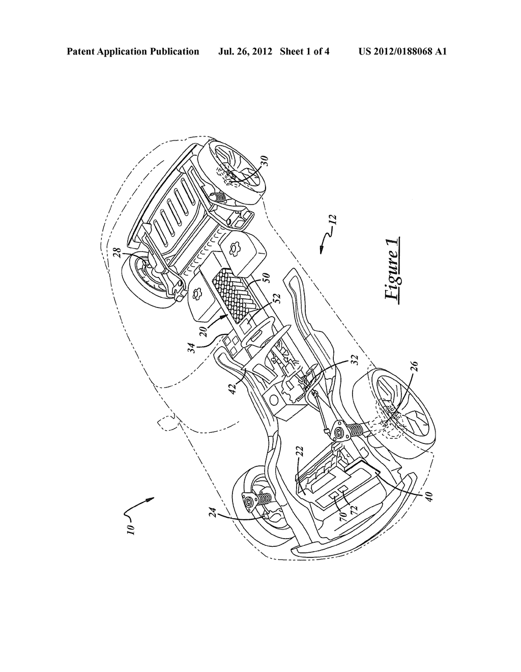 Vehicle Gauge for Displaying Electric Mode Status and Method of Doing the     Same - diagram, schematic, and image 02