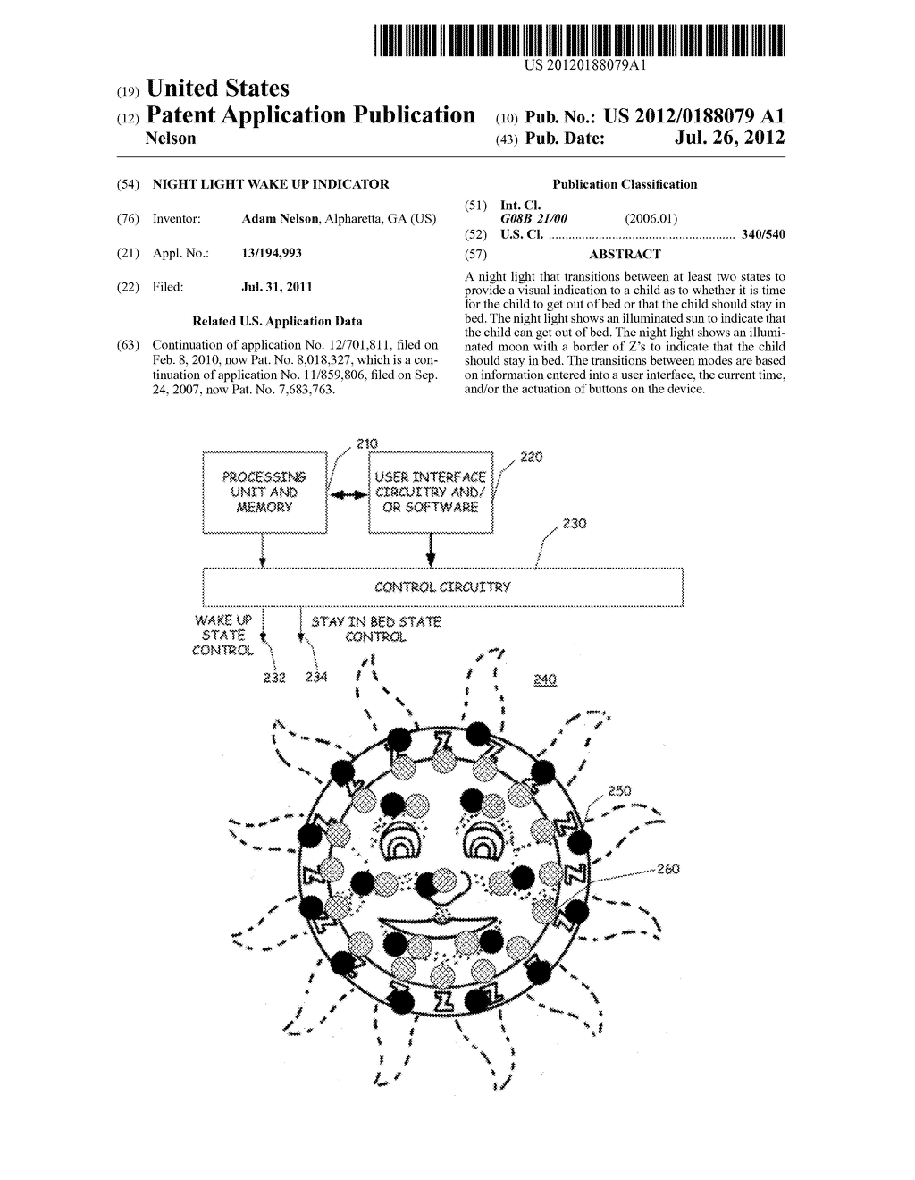 NIGHT LIGHT WAKE UP INDICATOR - diagram, schematic, and image 01