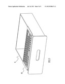 CONTAINABLE COMPUTER KEYBOARD diagram and image