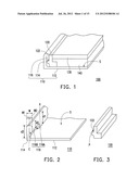 DISPLAY HAVING A FRAME, TOUCH DISPLAY, AND METHOD OF MANUFACTURING A FRAME diagram and image