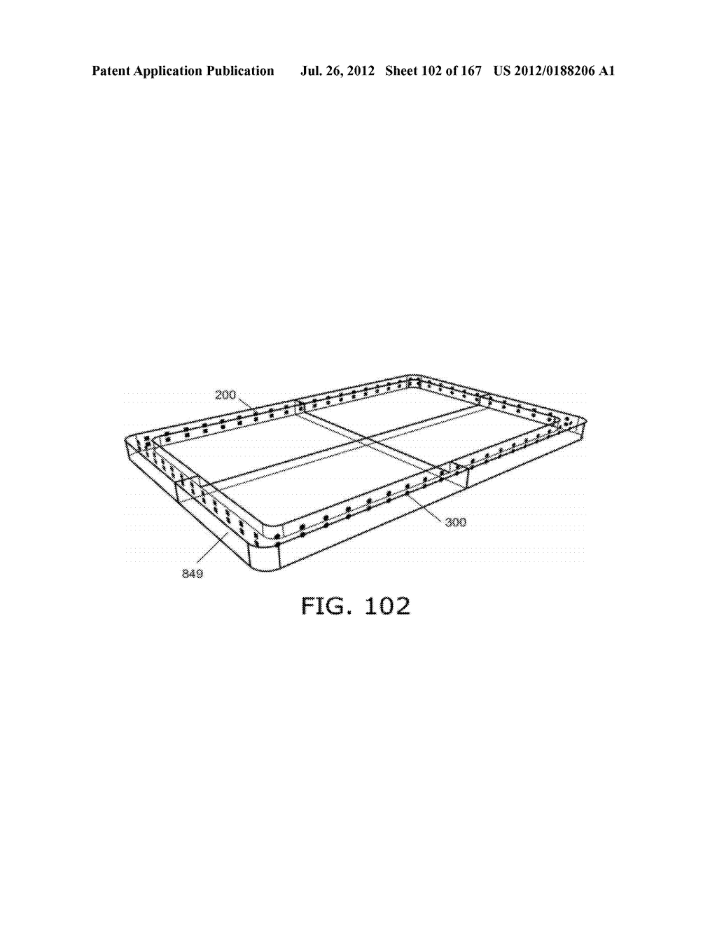 OPTICAL TOUCH SCREEN WITH TRI-DIRECTIONAL MICRO-LENSES - diagram, schematic, and image 103