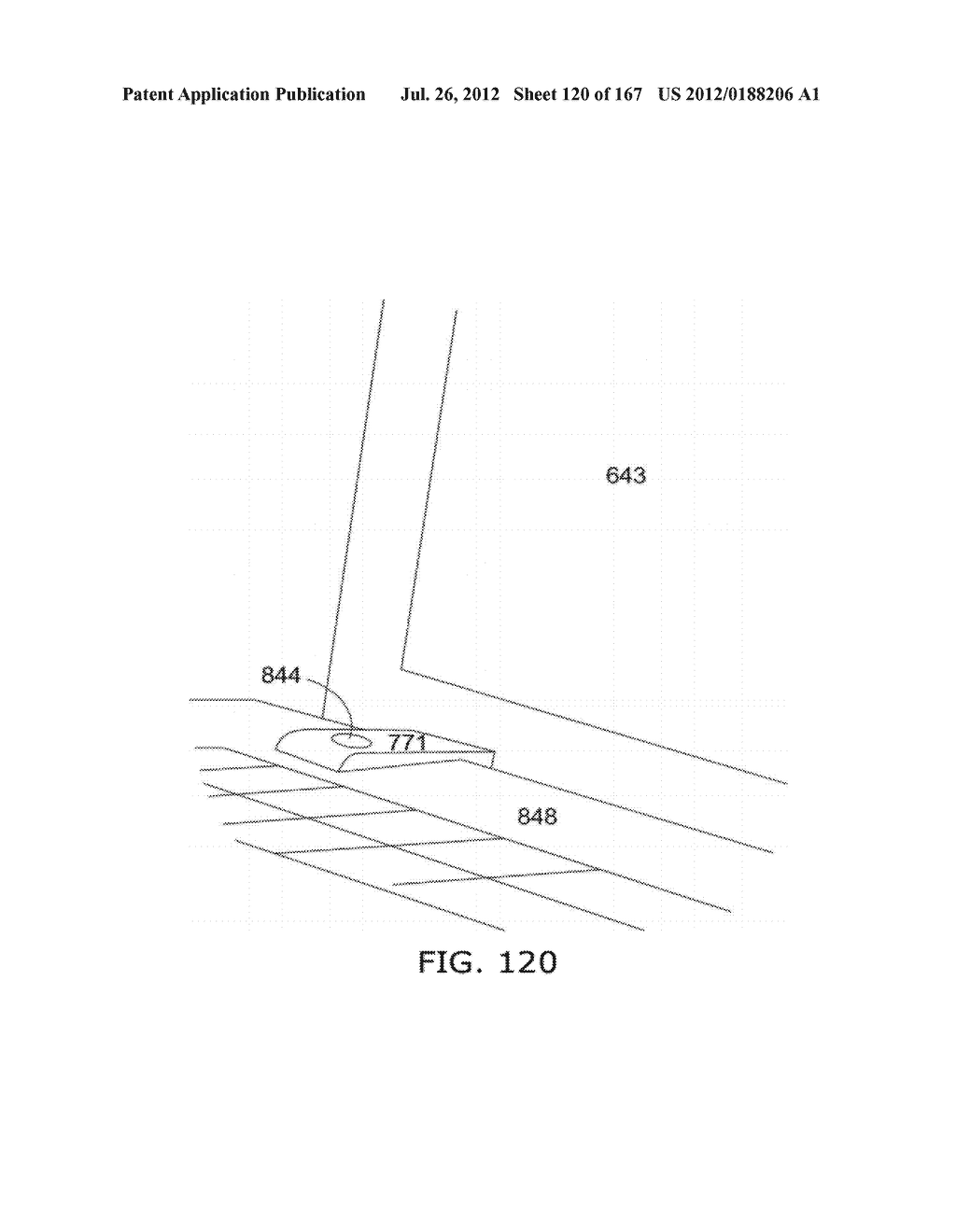 OPTICAL TOUCH SCREEN WITH TRI-DIRECTIONAL MICRO-LENSES - diagram, schematic, and image 121