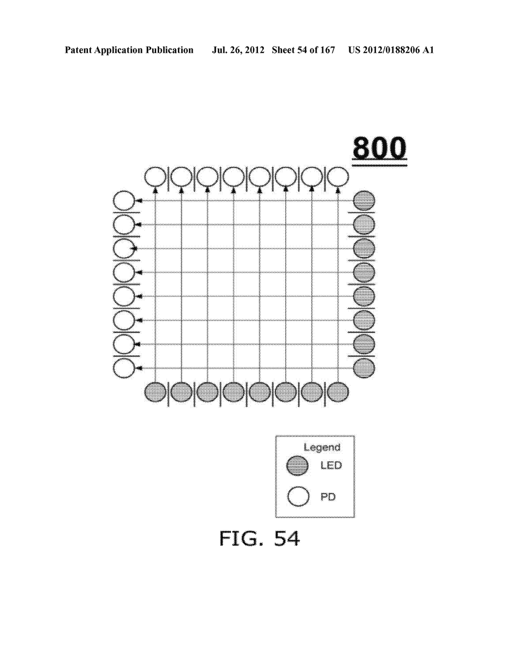 OPTICAL TOUCH SCREEN WITH TRI-DIRECTIONAL MICRO-LENSES - diagram, schematic, and image 55