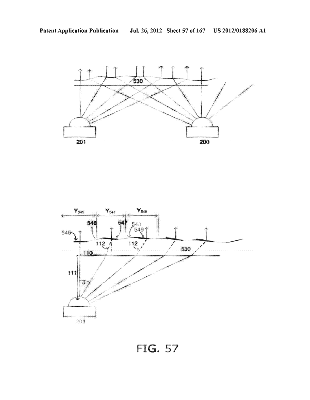 OPTICAL TOUCH SCREEN WITH TRI-DIRECTIONAL MICRO-LENSES - diagram, schematic, and image 58