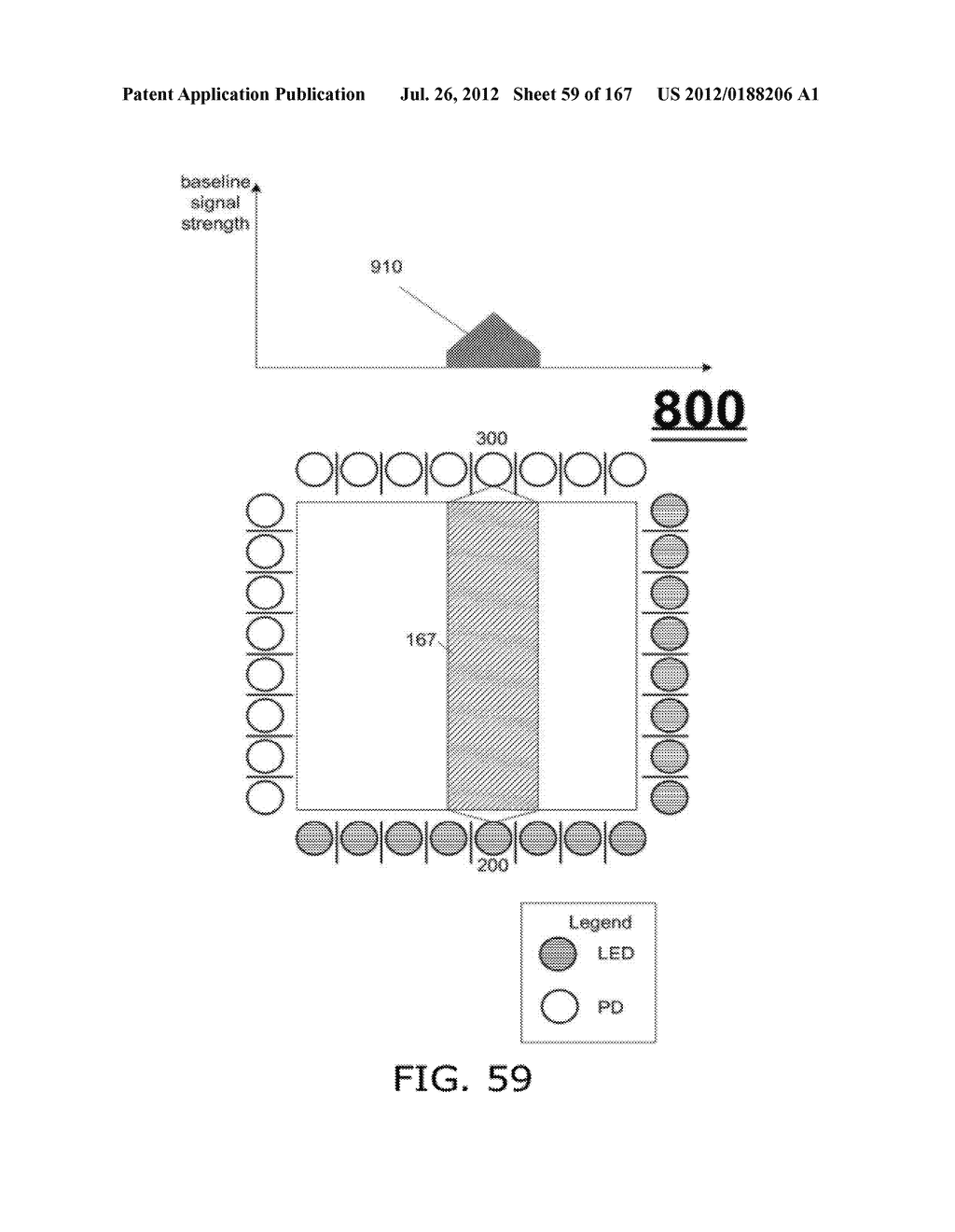 OPTICAL TOUCH SCREEN WITH TRI-DIRECTIONAL MICRO-LENSES - diagram, schematic, and image 60