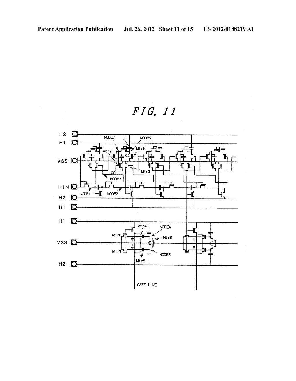 ACTIVE MATRIX DISPLAY DEVICE - diagram, schematic, and image 12