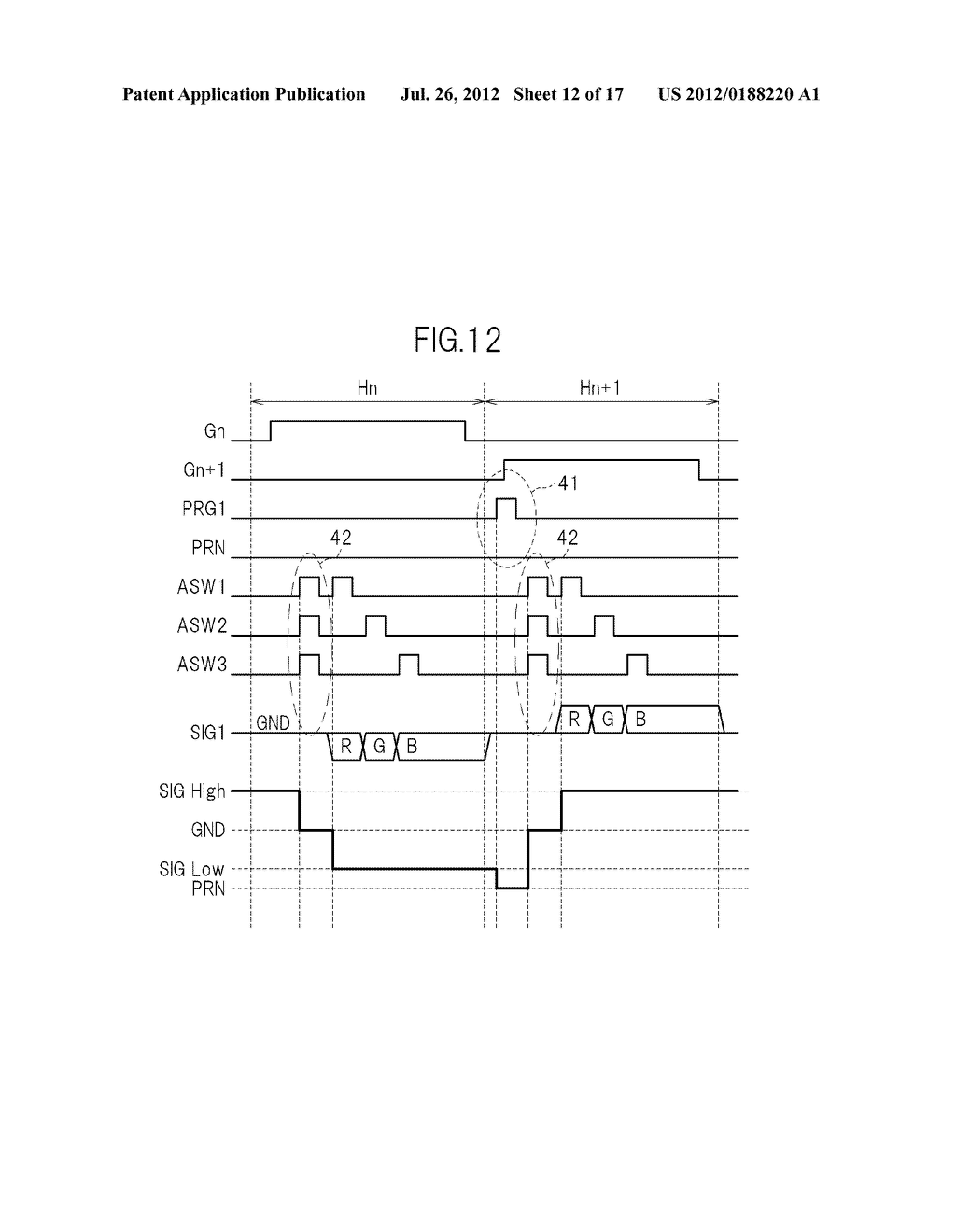 GATE SIGNAL LINE DRIVE CIRCUIT AND DISPLAY DEVICE - diagram, schematic, and image 13