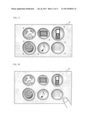 Portable Terminal Having User Interface Function, Display Method, And     Computer Program diagram and image