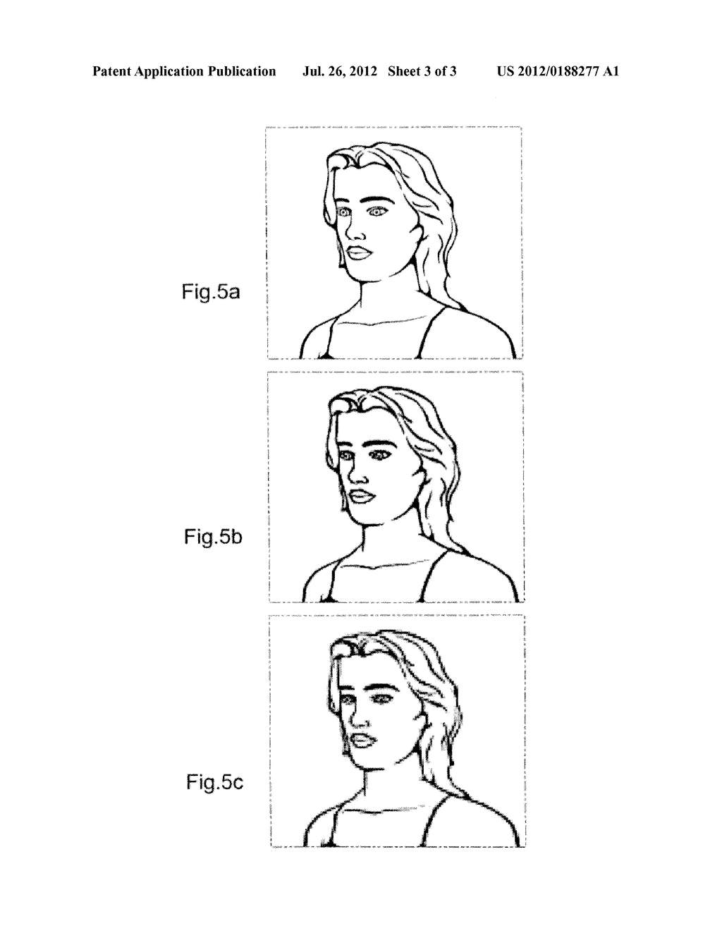 IMAGE PROCESSING METHOD, AVATAR DISPLAY ADAPTATION METHOD AND     CORRESPONDING IMAGE PROCESSING PROCESSOR, VIRTUAL WORLD SERVER AND     COMMUNICATION TERMINAL - diagram, schematic, and image 04