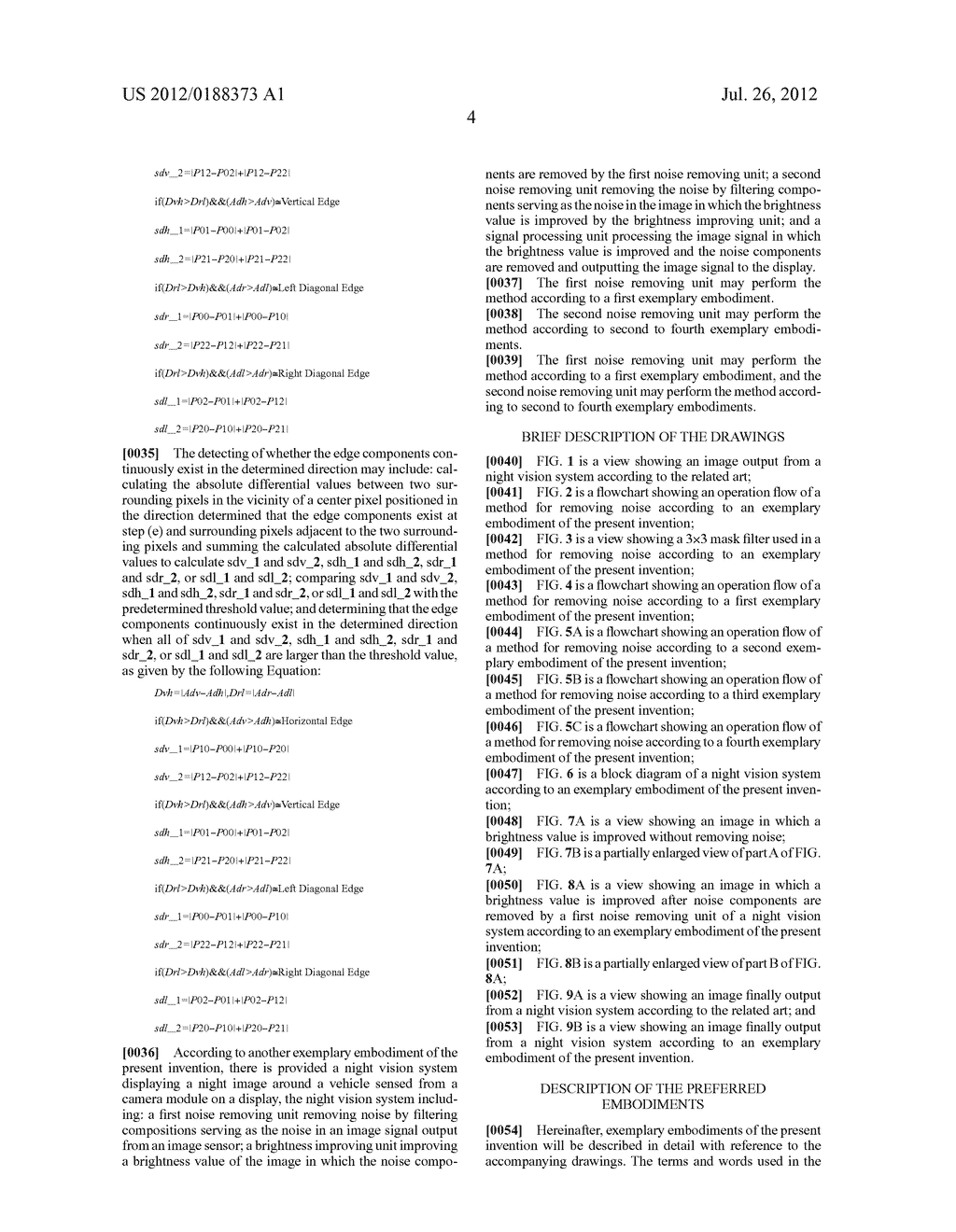 METHOD FOR REMOVING NOISE AND NIGHT-VISION SYSTEM USING THE SAME - diagram, schematic, and image 14