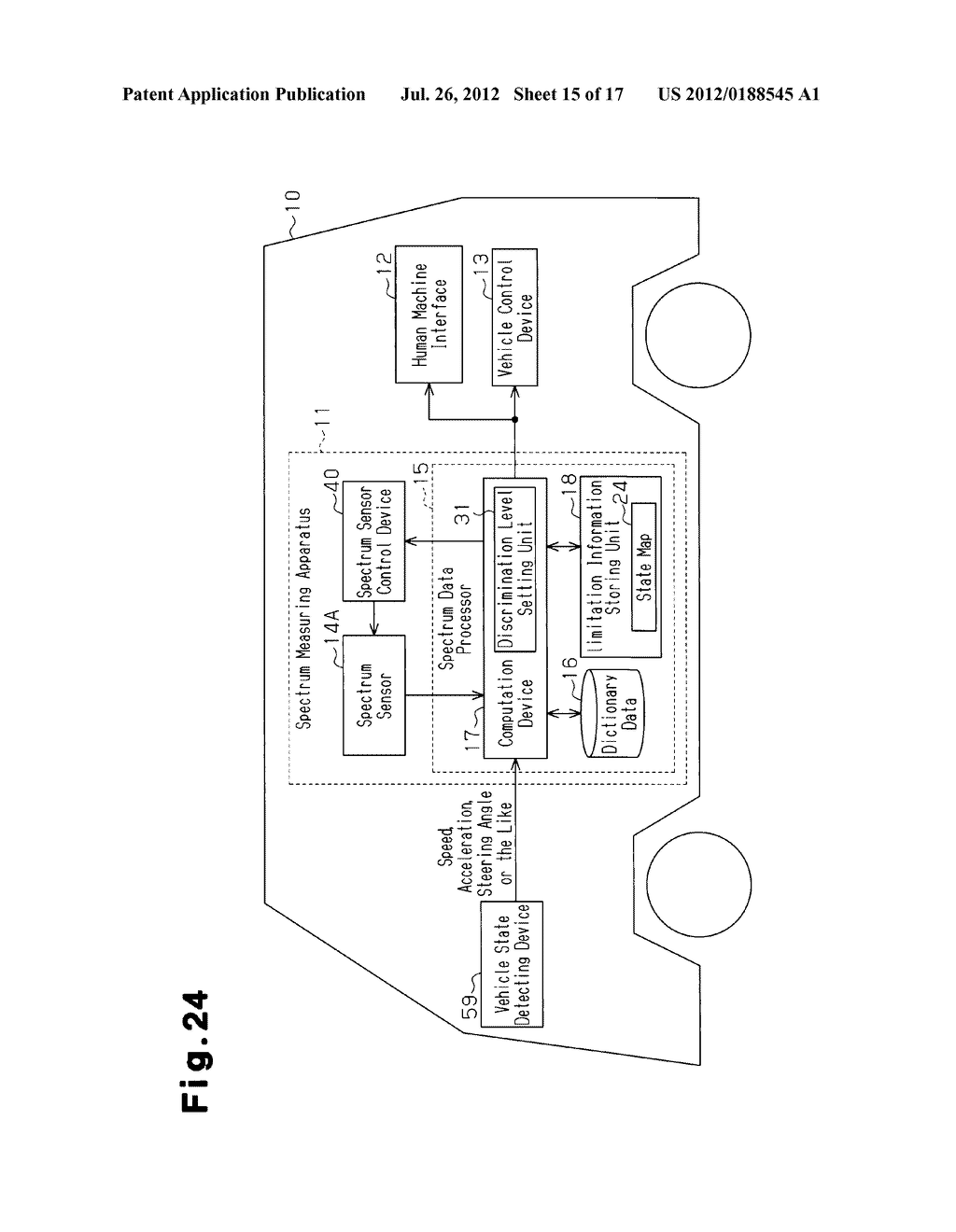 SPECTRUM MEASURING APPARATUS FOR MOVER - diagram, schematic, and image 16