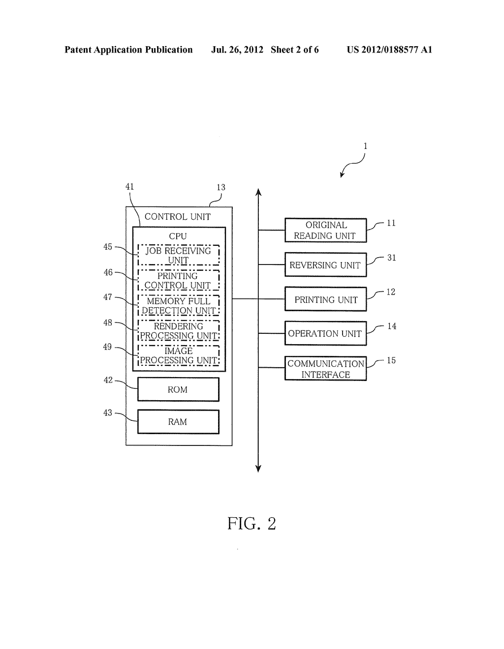 Memory Management During Simplex and Duplex Printing with an Image Forming     Apparatus - diagram, schematic, and image 03