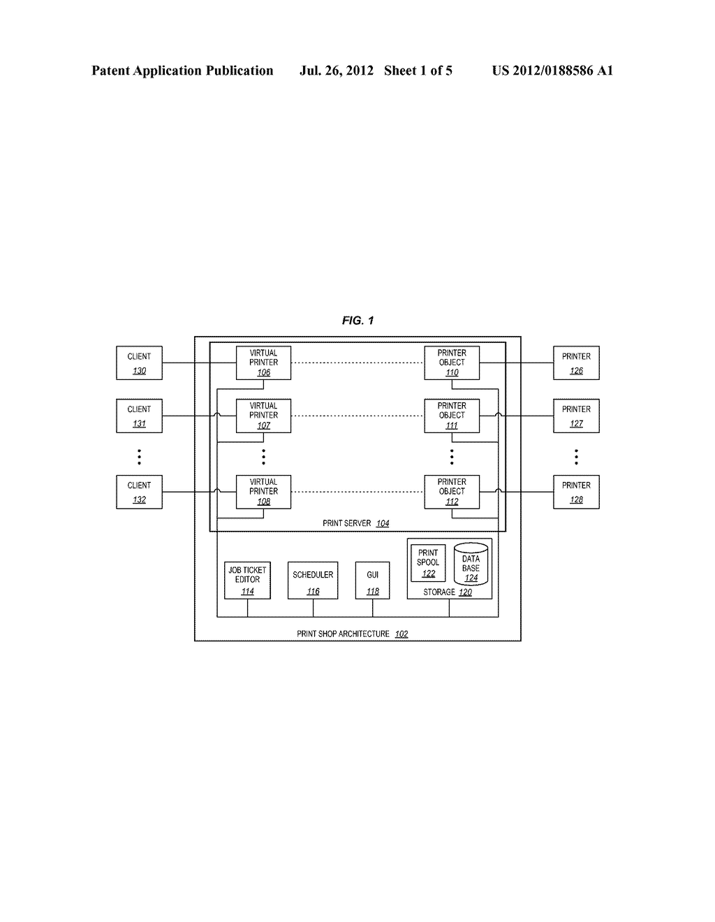 INPUT TRAY DESIGNATION FOR SEPARATOR PAGES IN A PRINT SHOP ENVIRONMENT - diagram, schematic, and image 02