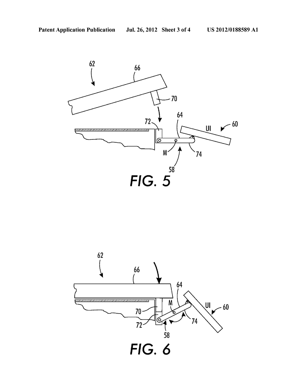 AUTO-POSITIONING USER INTERFACE BASED ON USER ACTIVITY - diagram, schematic, and image 04