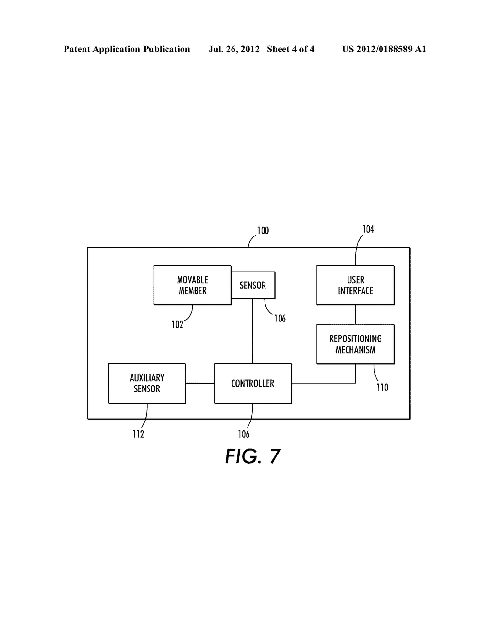 AUTO-POSITIONING USER INTERFACE BASED ON USER ACTIVITY - diagram, schematic, and image 05