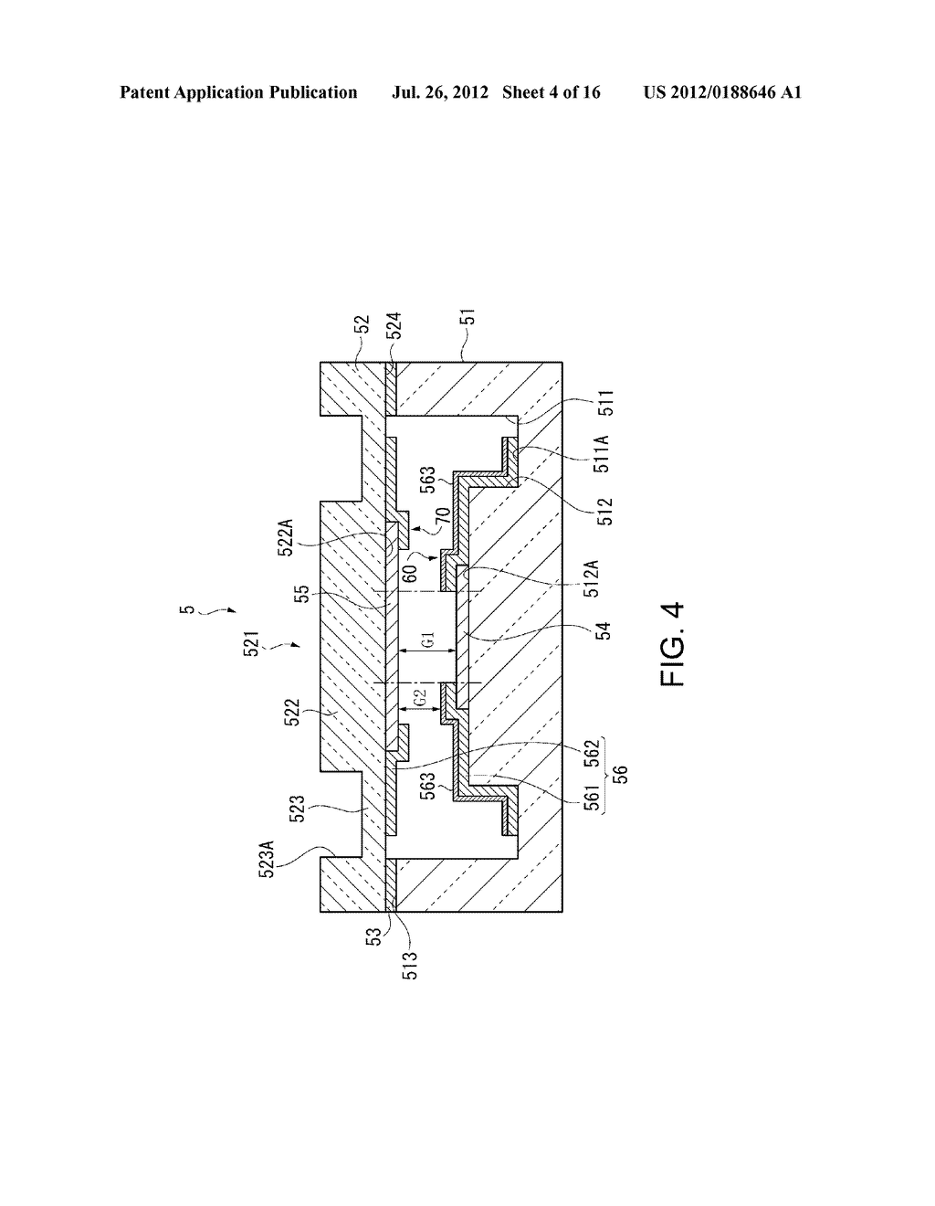 VARIABLE WAVELENGTH INTERFERENCE FILTER, OPTICAL MODULE, AND OPTICAL     ANALYSIS DEVICE - diagram, schematic, and image 05