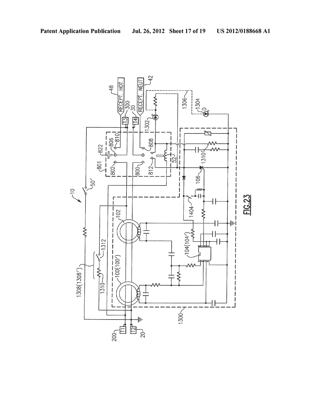 PROTECTION DEVICE WITH A SANDWICHED CANTILEVER BREAKER MECHANISM - diagram, schematic, and image 18