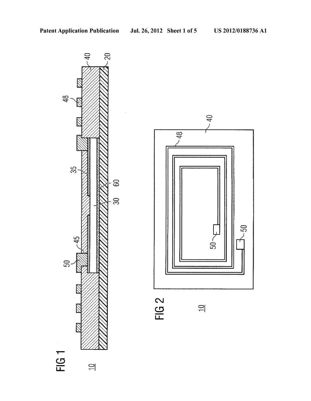 DATA CARRIER FOR CONTACTLESS DATA TRANSMISSION AND A METHOD FOR PRODUCING     SUCH A DATA CARRIER - diagram, schematic, and image 02