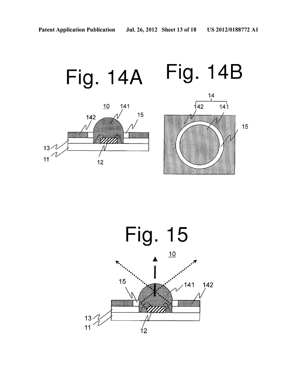 LIGHT-EMITTING DEVICE, METHOD FOR PRODUCING THE SAME, AND ILLUMINATING     DEVICE - diagram, schematic, and image 14