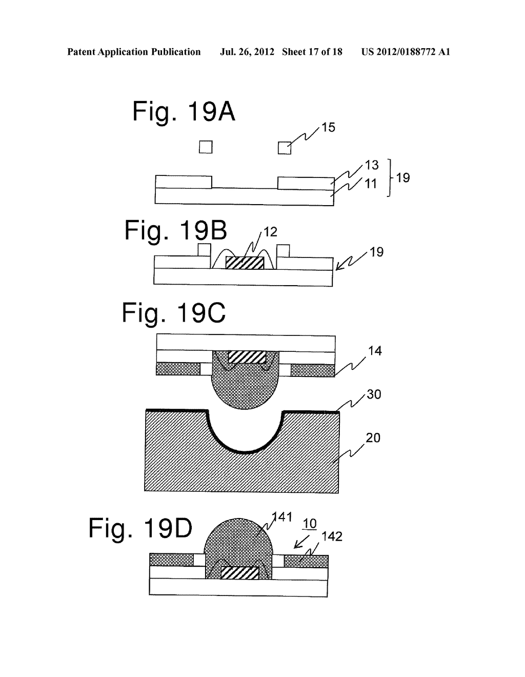 LIGHT-EMITTING DEVICE, METHOD FOR PRODUCING THE SAME, AND ILLUMINATING     DEVICE - diagram, schematic, and image 18