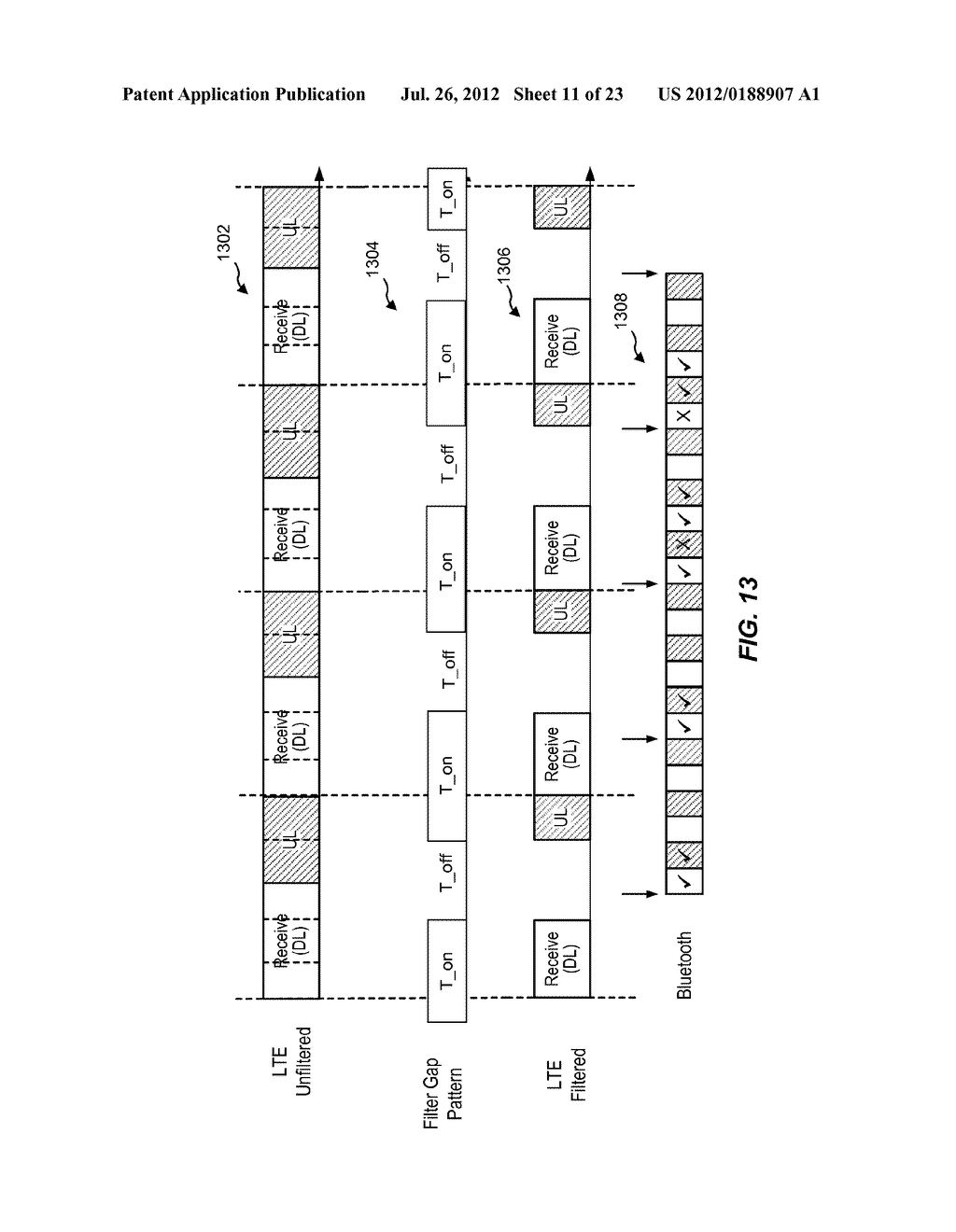 METHOD AND APPARATUS TO FACILITATE SUPPORT FOR MULTI-RADIO COEXISTENCE - diagram, schematic, and image 12