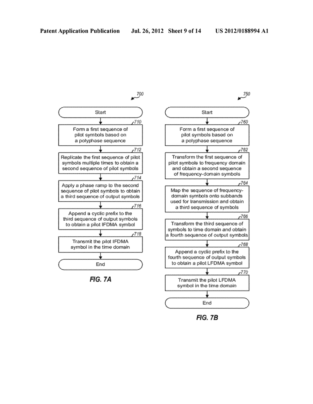 PILOT TRANSMISSION AND CHANNEL ESTIMATION FOR A COMMUNICATION SYSTEM     UTILIZING FREQUENCY DIVISION MULTIPLEXING - diagram, schematic, and image 10