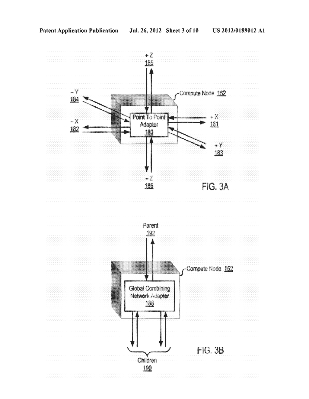 Providing Point To Point Communications Among Compute Nodes In A Global     Combining Network Of A Parallel Computer - diagram, schematic, and image 04