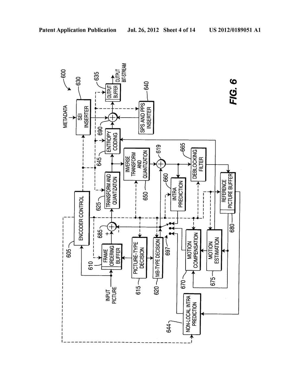 METHODS AND APPARATUS FOR DEBLOCKING FILTERING OF NON-LOCAL INTRA     PREDICTION - diagram, schematic, and image 05