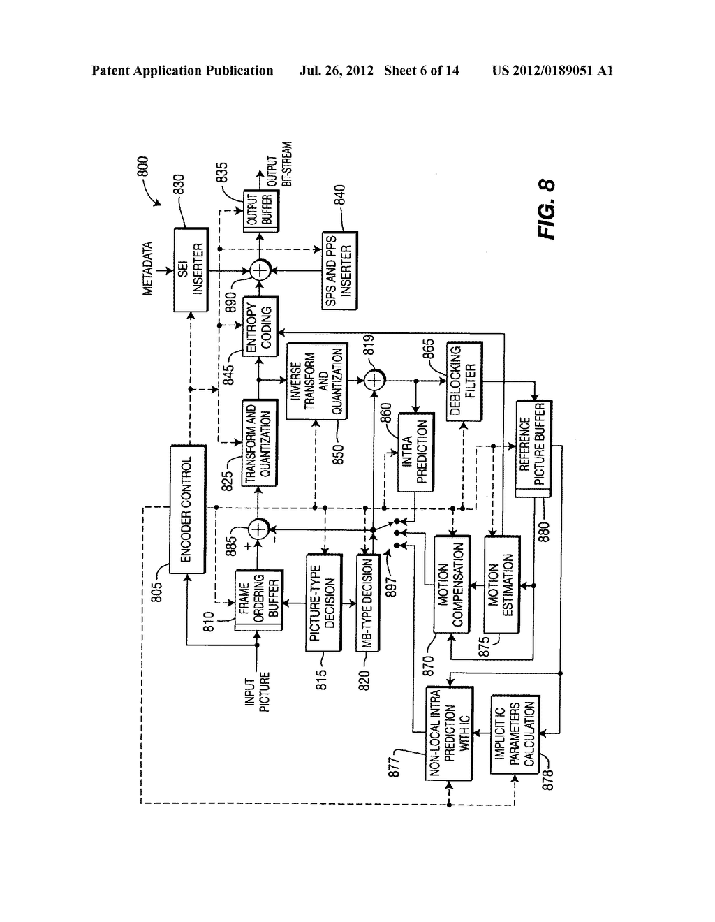 METHODS AND APPARATUS FOR DEBLOCKING FILTERING OF NON-LOCAL INTRA     PREDICTION - diagram, schematic, and image 07